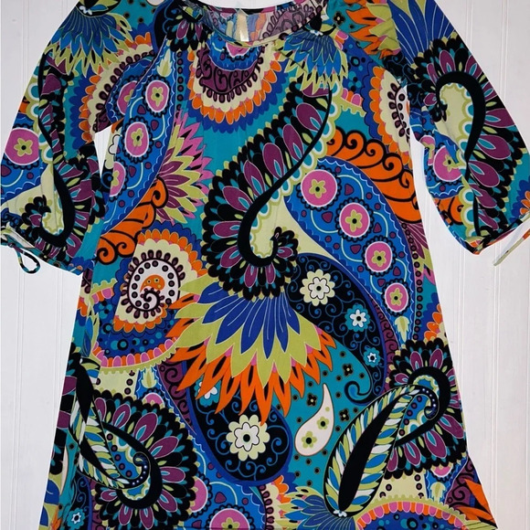 Uncle Frank Floral Dress sz medium B1 - Picture 2 of 4